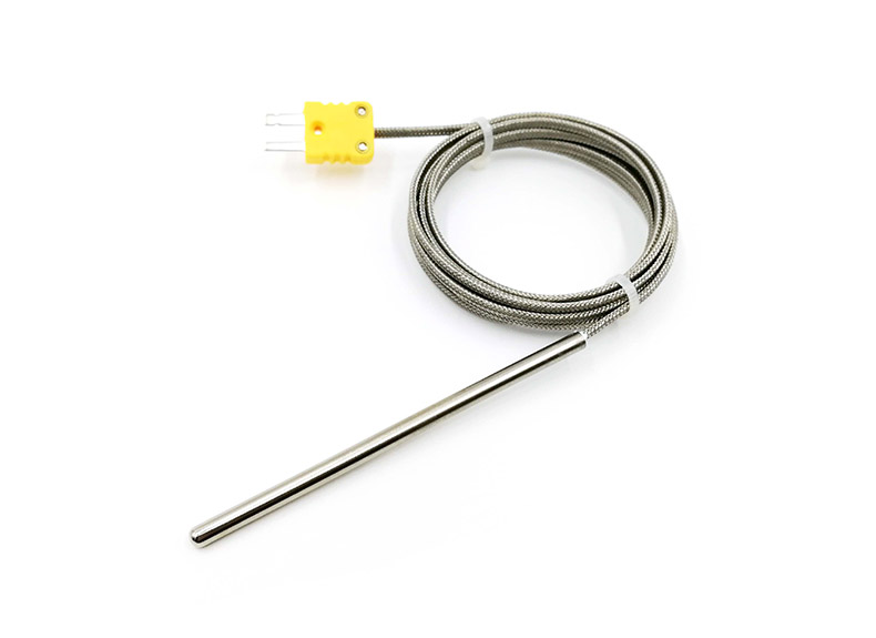 Thermocouple Temperature Probe with Miniature Plug
